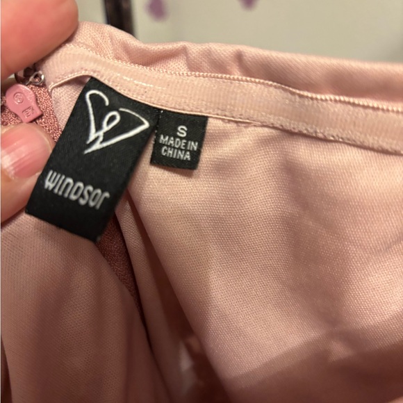 Windsor Blush Satin Dress - Picture 2 of 2